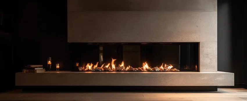 Gas Fireplace Ember Bed Design Services in Weston, Florida