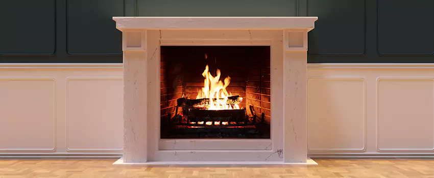 Open Flame Wood-Burning Fireplace Installation Services in Weston, Florida