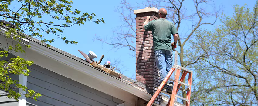 Vinyl and PVC Chimney Flashing Installation in Weston, FL