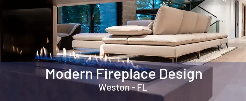 Modern Fireplace Design Weston - FL